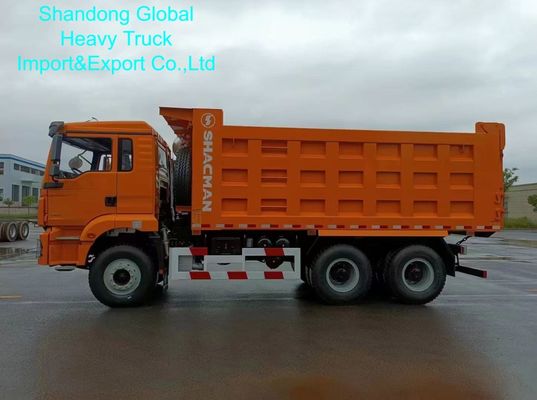 รถดั้มพ์ Shacman F3000 สำหรับงานหนัก บรรทุกได้ 25-40 ตัน ถังน้ำมัน 400 ลิตร และเกียร์ธรรมดา 12 สปีด