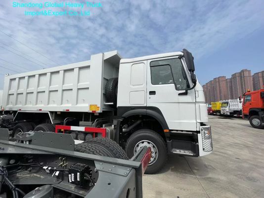 Sinotruk HOWO 400HP 420HP รถกระบะหนักที่มีการขับขี่ด้วยมือซ้าย / ขวาและที่นั่งแขวนอากาศ
