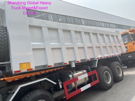 Sinotruk HOWO 400HP 420HP รถกระบะหนักที่มีการขับขี่ด้วยมือซ้าย / ขวาและที่นั่งแขวนอากาศ
