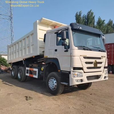 Sinotruk HOWO 400HP 420HP รถกระบะหนักที่มีการขับขี่ด้วยมือซ้าย / ขวาและที่นั่งแขวนอากาศ