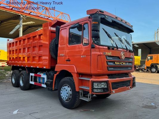 Good Condition 10 Wheeler Manual Diesel Shacman F3000 Dump Truck for Zimbabwe Market