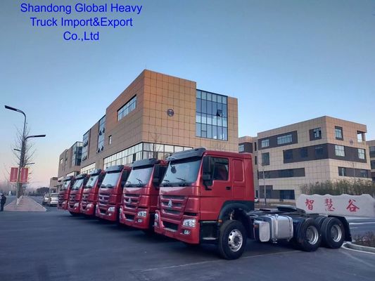 ราคาถูก Heavy Duty LHD 6×4 Drive Tractor Truck ขนาด 336-420 HP และ 10/12-Speed แมนูเอล ทรานซ์