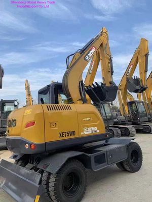 อุปกรณ์ขุดล้อประสิทธิภาพสูง 7 ตัน ความจุ 0.23m3 และเครื่องยนต์ 48 kW สําหรับการเคลื่อนที่ดิน