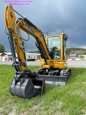 XCMG XE35U 3.5-ton Mini Crawler Excavator with 0.06m3 Bucket Capacity and 15.4kw Power