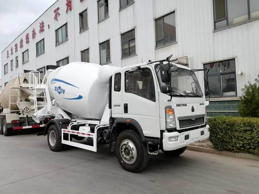 HOWO Sinotruk รถผสมปูนซีเมนต์มือสอง 10 ลูกบาศก์เมตร 6X4 รถผสมคอนกรีตสำหรับขาย 6*4
