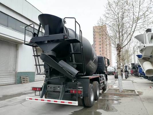 Sinotruk HOWO 6X4 รถบรรทุกเครื่องปั่นคอนกรีตขนาดหนัก 12m3 พร้อมน้ําหนัก 30T และเครื่องยนต์ 300-400hp