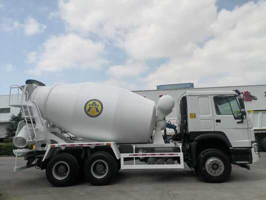 Sinotruk HOWO 8×4 12CBM รถบรรทุกผสมคอนกรีต พร้อมเครื่องยนต์ 371 HP สําหรับการก่อสร้างภาระหนัก