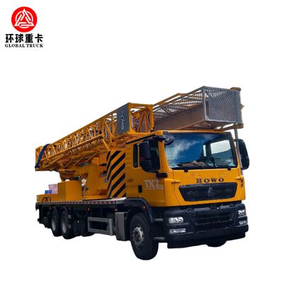 HOWO Sinotruk Sitrak Diesel Powered Bridge Inspection Vehicle with Folding Boom Lift, Euro 5 / Euro 6, 340-440 HP