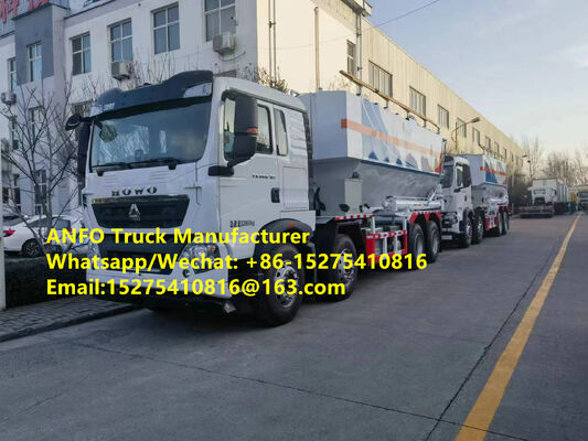 Эрдэнэт Тавантолгой 15T on-site mixing and charging machine ANFO explosive truck Emulsion Blasting mobile explosive Manufacturing Unit Монголын нүүрсний төмрийн уурхайн тэсэлгээний үйлчилгээ MEMU MMU