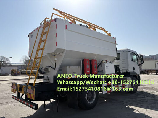 High cost performance HOWO 10/15/20/30T on-site mixing and charging granular ammonium explosive ANFO Truck Emulsion Blasting service Drilling Zambia/Zimbabwe/Tanzania/Ghana/Guinea/Namibia/Guyana
