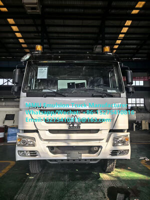 รถบรรทุกผสมและชาร์จ EMULSION ANFO ผลิตในประเทศจีน คุณภาพสูง ขนาด 15/20/25/30 ตัน หน่วยผลิตวัตถุระเบิดเคลื่อนที่สำหรับเหมืองแร่ มองโกเลีย คองโก ดีอาร์ซี เปรู กานา ซิมบับเว บริการระเบิดเหมือง MMU