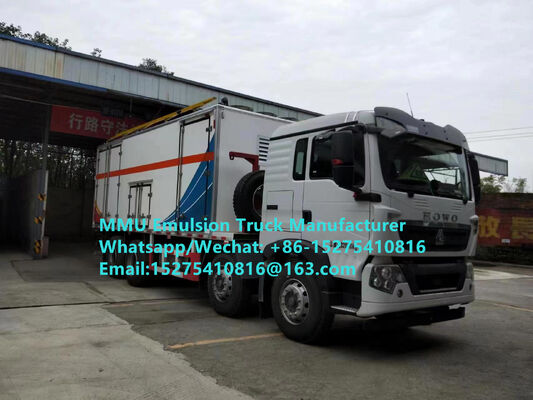 ค่าใช้จ่ายที่คุ้มค่า HOWO 15T GLOBAL-BCRH-15 ที่สถานที่ผสมผสานและชาร์จรถบรรทุกเอมูลชั่น รถบรรทุกระเบิดจํานวนมาก มองโกเลีย บริการเหมืองแร่