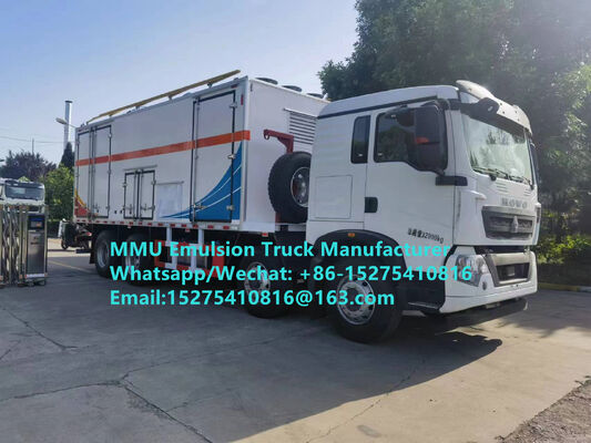ค่าใช้จ่ายที่คุ้มค่า HOWO 15T GLOBAL-BCRH-15 ที่สถานที่ผสมผสานและชาร์จรถบรรทุกเอมูลชั่น รถบรรทุกระเบิดจํานวนมาก มองโกเลีย บริการเหมืองแร่