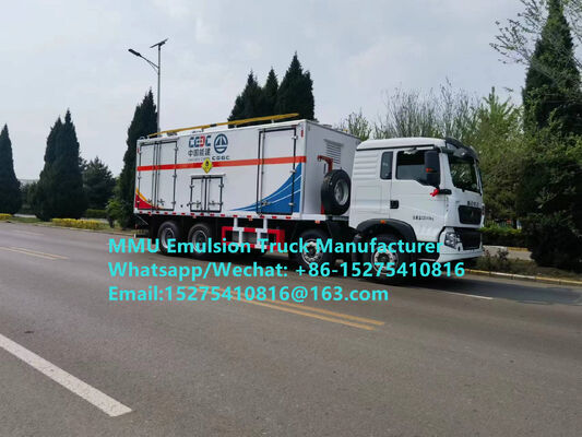 ค่าใช้จ่ายที่คุ้มค่า HOWO 15T GLOBAL-BCRH-15 ที่สถานที่ผสมผสานและชาร์จรถบรรทุกเอมูลชั่น รถบรรทุกระเบิดจํานวนมาก มองโกเลีย บริการเหมืองแร่