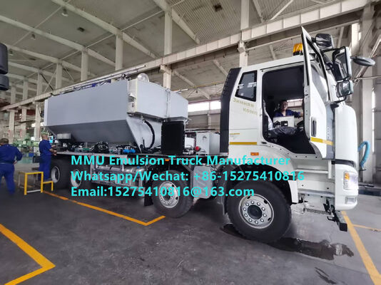 คุณภาพดี HOWO 20TON BCRH-20 เครื่องผสมและชาร์จ EMULSION BULK EXPLOSIVE TRUCK มองโกเลีย เหมืองระเบิด KAZAKHSTAN UZBEKISTAN INDONESIA คองโก DRC MEMU MMU สําหรับซิมานโดว์