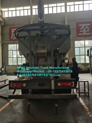 คุณภาพดี HOWO 20TON BCRH-20 เครื่องผสมและชาร์จ EMULSION BULK EXPLOSIVE TRUCK มองโกเลีย เหมืองระเบิด KAZAKHSTAN UZBEKISTAN INDONESIA คองโก DRC MEMU MMU สําหรับซิมานโดว์