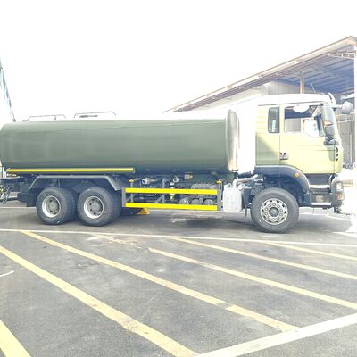 HOWO TX รถบรรทุกถังน้ํา 6×4 สําหรับการใช้ในประเทศกาเนา การฉีดถนน การควบคุมฝุ่น การชลประทาน การทําความสะอาดเทศบาลและการก่อสร้าง