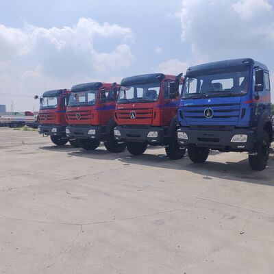 BEIBEN 2638 4×4 รถกระบะถนนกลางทางหนัก พร้อมเครื่อง WEICHAI ขนาด 380 HP และรถเข็นเทคโนโลยี Mercedes-Benz สําหรับการเหมืองแร่