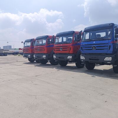 BEIBEN 2638 4×4 รถกระบะถนนกลางทางหนัก พร้อมเครื่อง WEICHAI ขนาด 380 HP และรถเข็นเทคโนโลยี Mercedes-Benz สําหรับการเหมืองแร่