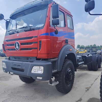BEIBEN 2642 8×4 รถบรรทุกขุดเหมืองหนัก พร้อมเครื่อง WEICHAI ขนาด 420 HP และภาระประโยชน์ 35-45 ตันสําหรับเหมืองแร่และหินหิน