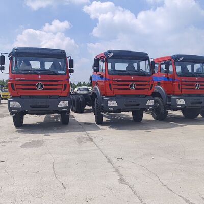 BEIBEN 2642 6×4 รถขนของหนัก พร้อมเครื่อง WEICHAI ขนาด 420 HP และน้ําหนัก 25-35 ตัน สําหรับการเหมืองแร่และการก่อสร้าง