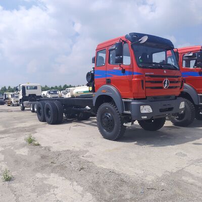 BEIBEN 2642 รถขุดเหมืองหิน 6×6 พร้อมเครื่อง Weichai ขนาด 420 HP และน้ําหนัก 30-40 ตัน สําหรับเหมืองหินหนัก