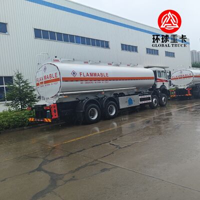 รถบรรทุกน้ำมันเชื้อเพลิงสำหรับเหมือง Beiben 8x8 ขนาด 35,000 ลิตร พร้อมแชสซีสำหรับงานหนักสำหรับคองโก แอฟริกา