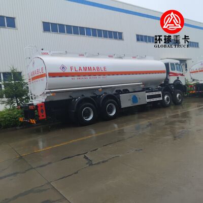Beiben 8x8 35000L รถบรรทุกน้ํามันหนักสําหรับการดําเนินงานเหมืองแร่คองโก