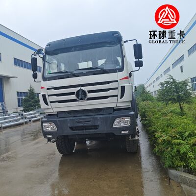 Beiben 8×8 35000L ไดเซลฟิวเอล บาวเซอร์รถบรรทุกที่มีภาระหนัก Offroad Chassis สําหรับบริเวณเหมืองแร่คองโก