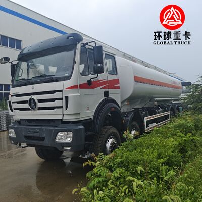 รถบรรทุกน้ำมันเชื้อเพลิงสำหรับงานหนัก Beiben 8×8 ขนาด 35,000 ลิตร สำหรับเหมืองในคองโก