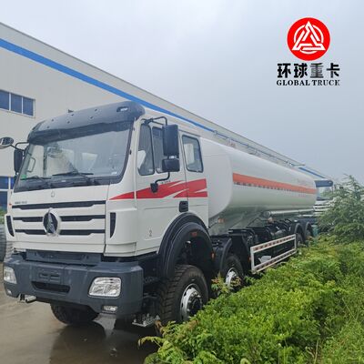 Beiben 8x8 35,000L รถบรรทุกน้ํามันหนักนอกถนนสําหรับการเหมืองแร่คองโก