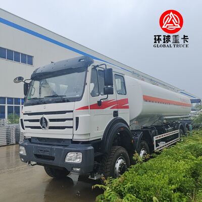Beiben 8x8 35,000L รถบรรทุกน้ํามันหนักนอกถนนสําหรับการเหมืองแร่คองโก