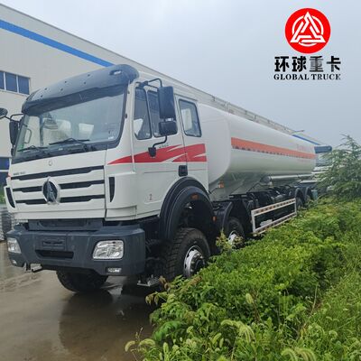 รถบรรทุกน้ำมันเชื้อเพลิง Beiben 8x8 ขนาด 35,000 ลิตร สำหรับอุตสาหกรรมเหมืองแร่ในคองโก