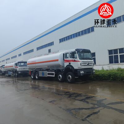 รถบรรทุกน้ำมันเชื้อเพลิง Beiben 8x8 ขนาด 35,000 ลิตร สำหรับอุตสาหกรรมเหมืองแร่ในคองโก