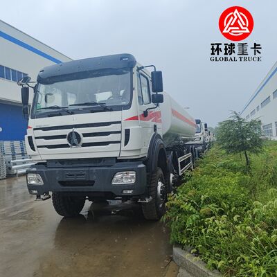 Beiben 8x8 35000L รถบรรทุกถังน้ํามัน รถบรรทุกน้ํามันไดเซลภาระหนัก รถบรรทุกถังน้ํามันสําหรับโครงการเหมืองแร่คองโก