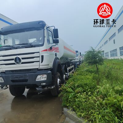 รถบรรทุกน้ำมันเชื้อเพลิง Beiben 8x8 ขนาด 35,000 ลิตร รถบรรทุกน้ำมันดีเซลสำหรับงานหนักแบบออฟโรด