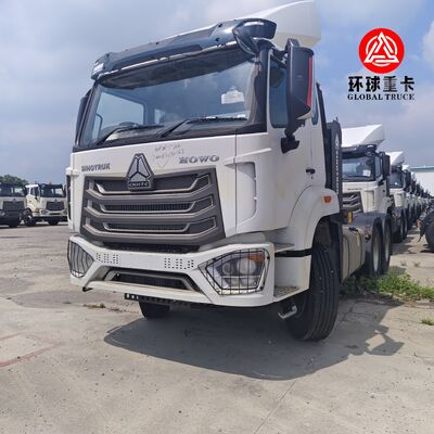 Sinotruk HOWO NX ใหม่ 6x4 371HP ไดเซล ตราคเตอร์ หัวรถบรรทุก Prime Mover สําหรับการขนส่งครึ่งรถยนต์