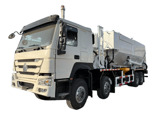 32 Ton 8×4 Bulk Emulsion Mixing and Charging Truck with 8-23 m Telescopic Hose Arm and 300 kg/min Charging Efficiency for Mining