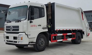 SINOTRUK 9cbm 12cbm 7cbm วัตถุประสงค์พิเศษยานพาหนะด้านหลังโหลดรถบรรทุกอัดขยะมูลฝอยที่มี 1.2cbm ถังขยะ