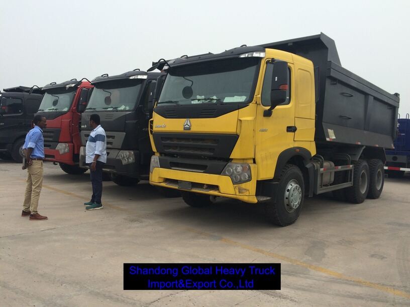 รถบรรทุกสินค้าขนาดหนัก 6x4 ไดเซล ขนาด 40T ความจุภาระ ระบบเบรก ABS
