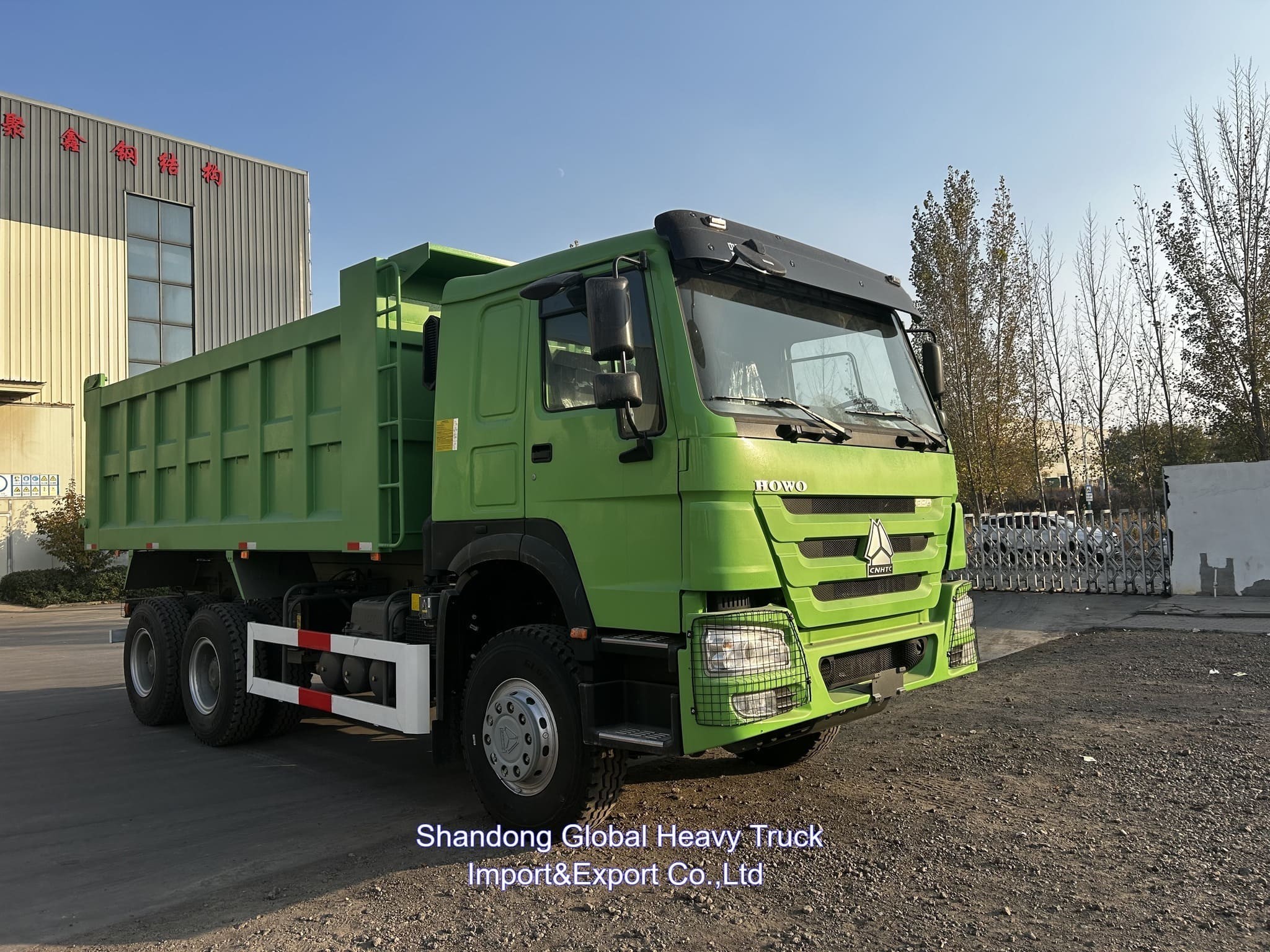 รถบรรทุก Sinotruck จีน โฮโว 371 รถกระบะมือสอง 6x4 30 ตัน รถกระบะมือสอง