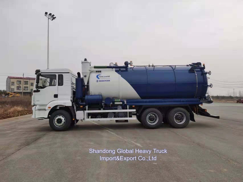 Shacman 6X4 F3000 16000-22000 ลิตร รถดูดน้ําเสียใหม่