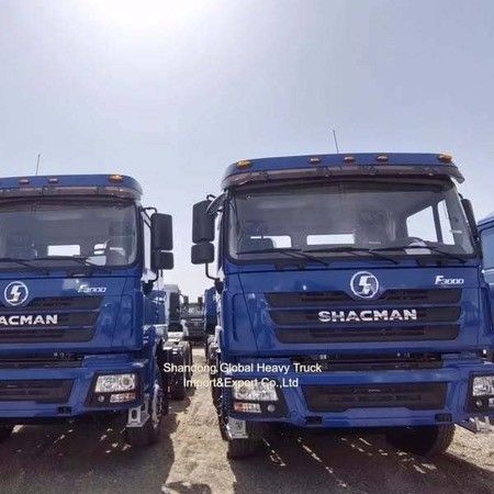 Shacman 6X4 รถบรรทุก 371HP Prime Mover กับยาง 12.00R20 สําหรับสินค้าหนัก