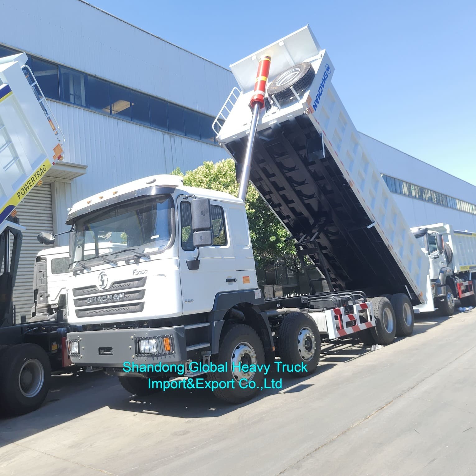 Shacman F3000 รถบรรทุกขุดเหมืองแร่ Shacman 375HP 380HP 430 HP 6*4/8*4 รถบรรทุกขุด