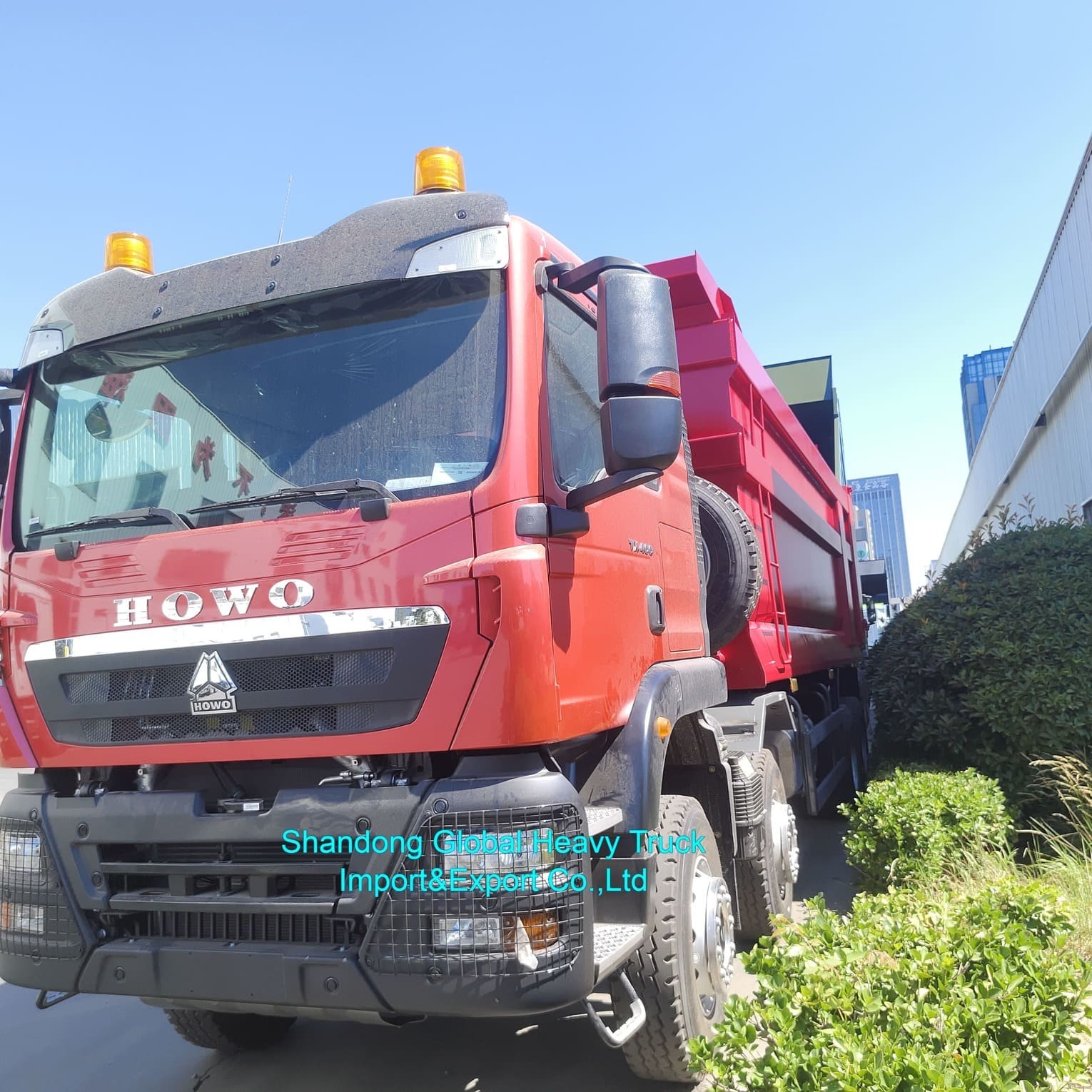 โรงงาน Siontruk HOWO Tx 380HP 400HP 500HP รถดั๊มพ์ รถบรรทุกเทท้าย Euro2 6*4 8*4 รถดั๊มพ์