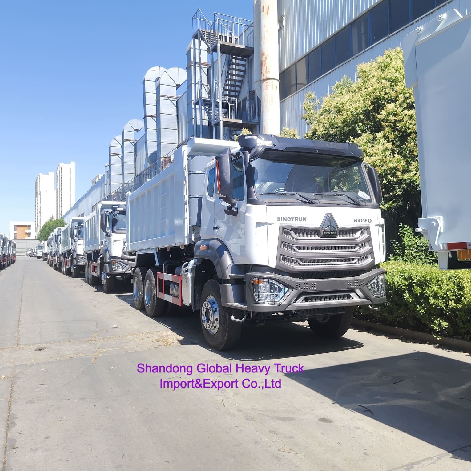 HOWO Nx รถบรรทุกขยะ 6X4 ขับ 340/380/420HP ขับขวา รถบรรทุก Sinotruk