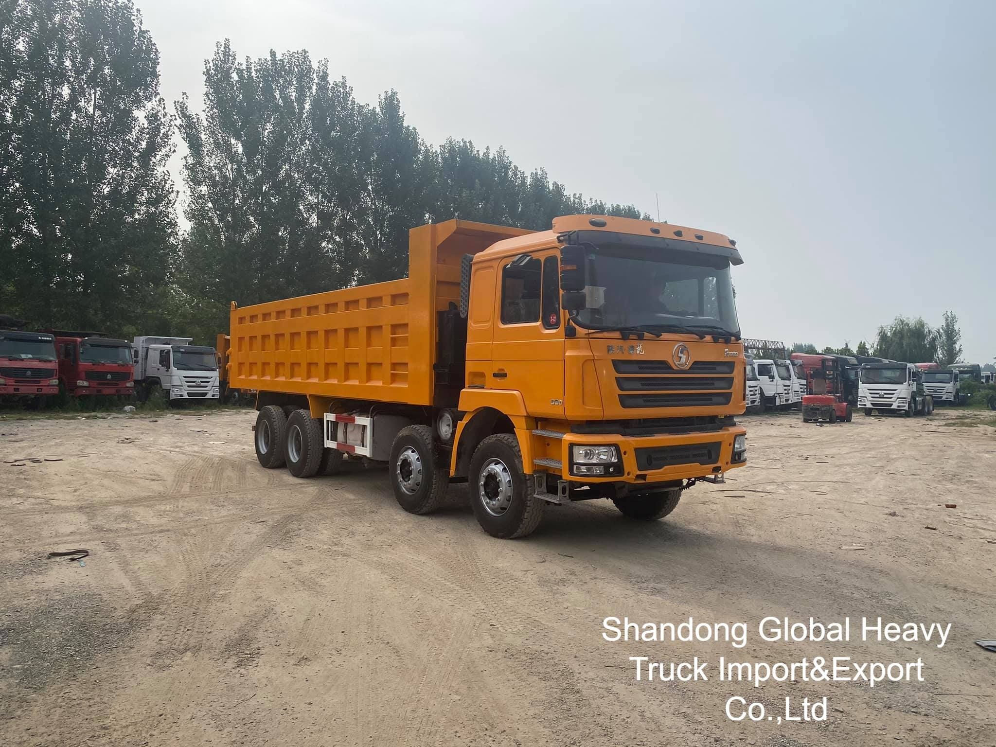รถดั๊มพ์ Sinotruk HOWO Sitrak Shacman มือสอง 8*4 F3000 X3000