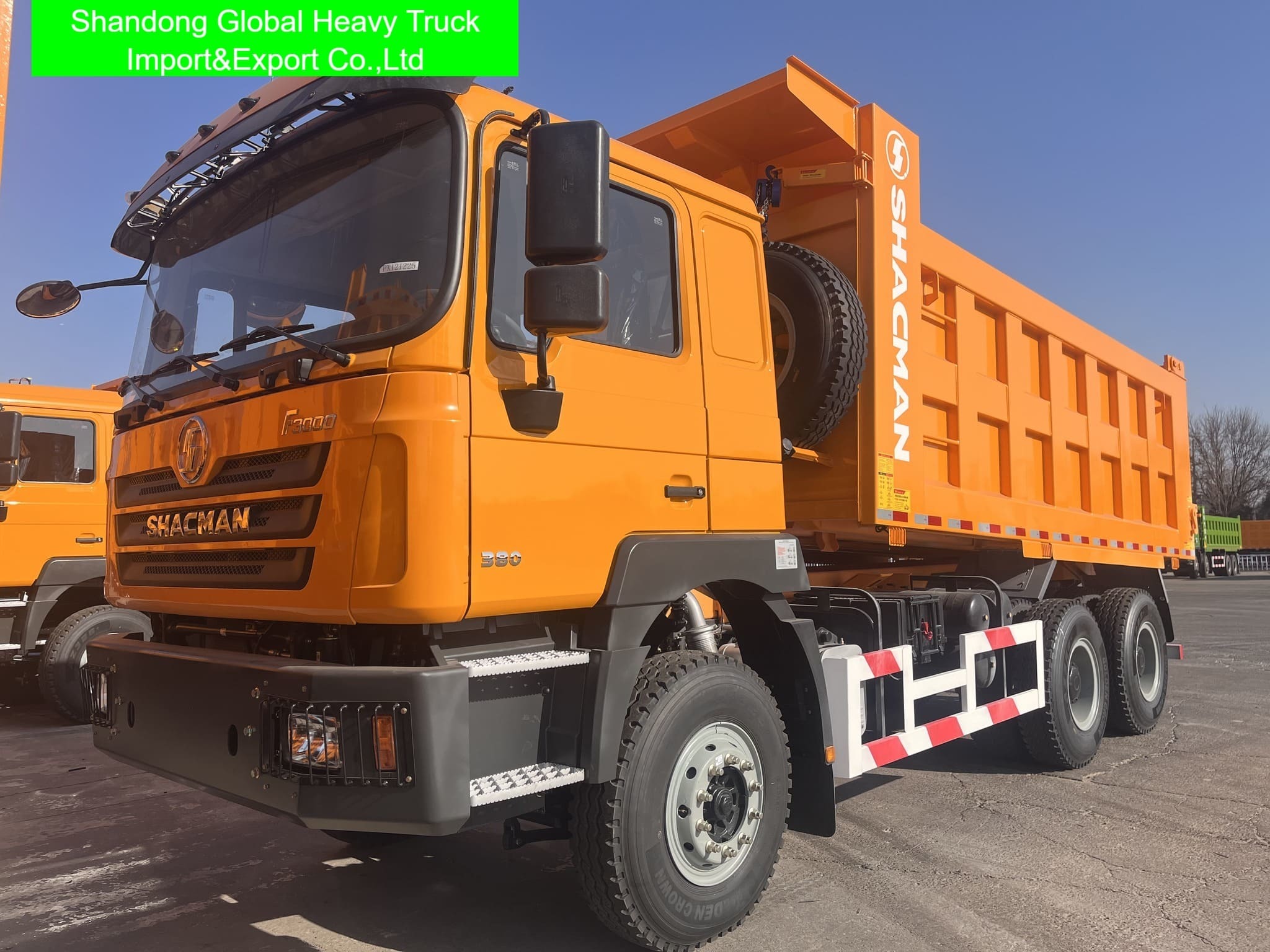 รถบรรทุก Shacman F3000 H3000 ของจีน 400 แรงม้า 20 ตัน 6x4 10 ล้อ ราคาขายรถดั๊มพ์ Shacman มือสอง