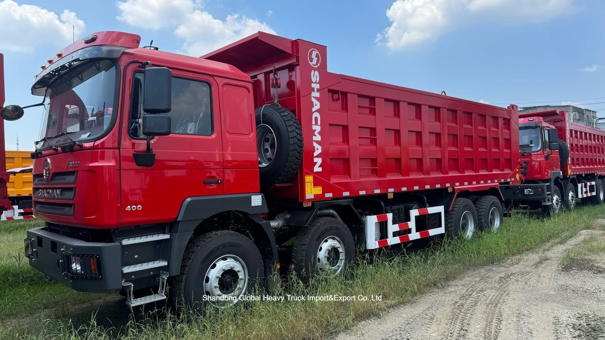 Shacman F3000 8x4 40 ตัน รถบรรทุกขยะด้วยเครื่องยนต์ 400 HP