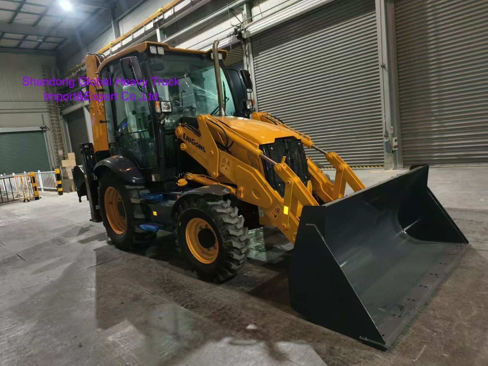 Liugong 777A มินิล้อ Backhoe Loader 2.5t กระปุกภาระ